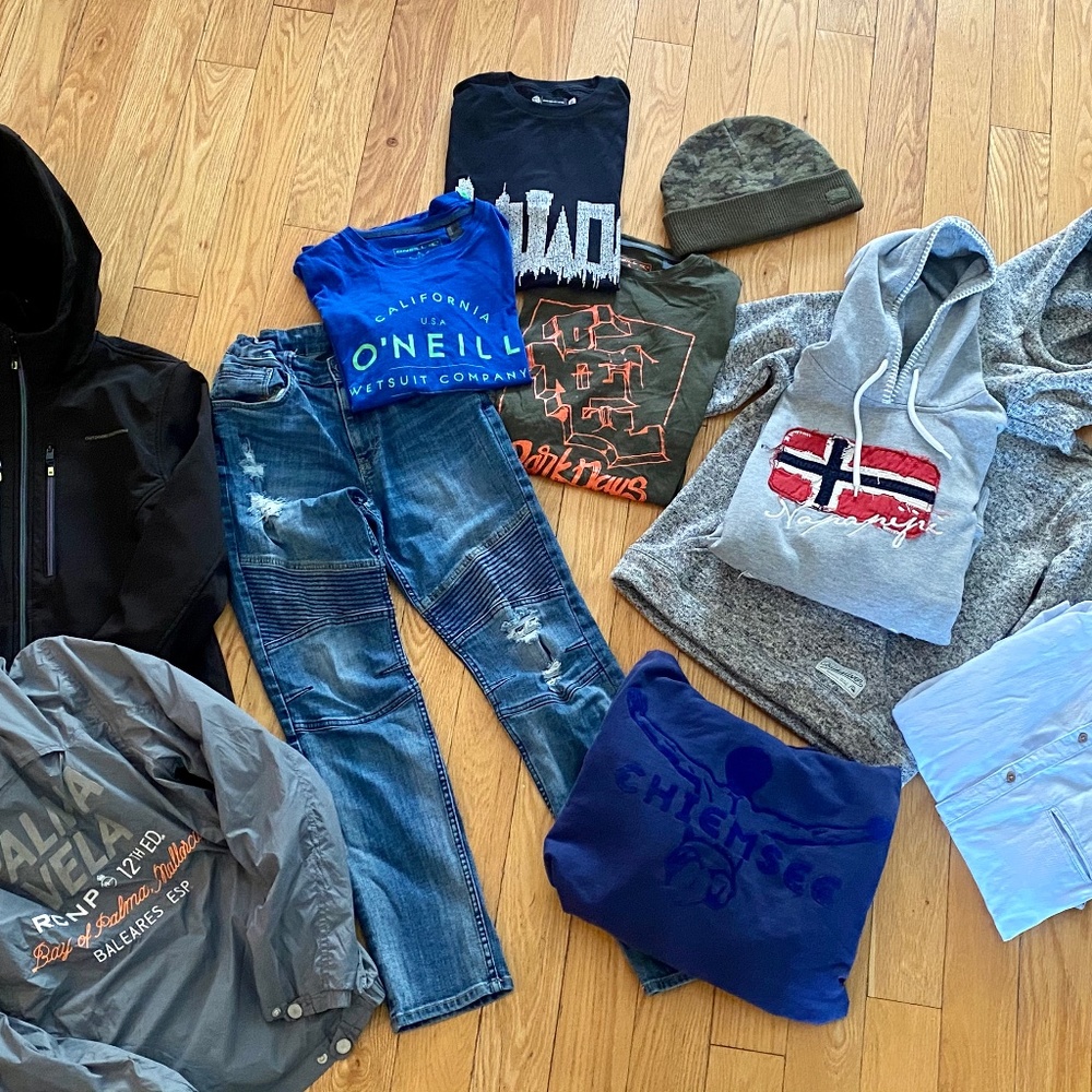 Boys' package 10-12 Y, surfer style, coolest brand - Picture 1 of 5